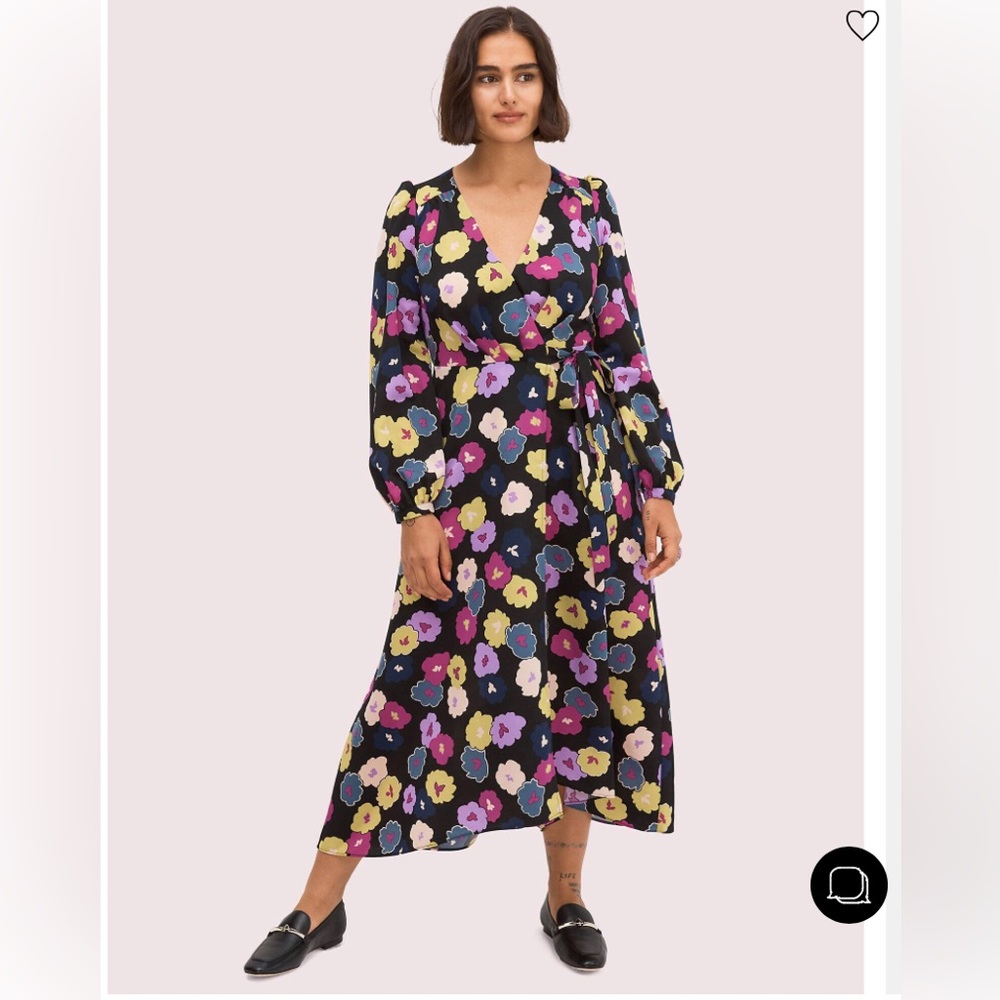 Kate Spade Winter Garden Wrap Dress